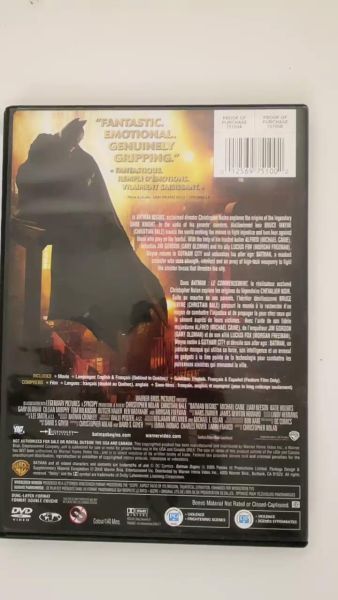 Batman Begins (DVD, 2005)