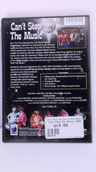 Cant Stop the Music (DVD, 2002) (0013131156195)
